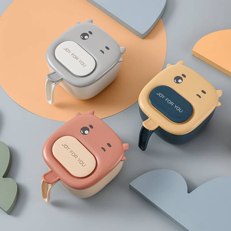 4 Grid Spice Storage Boxes With Lid