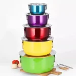 5 In 1 Colorful Pan set