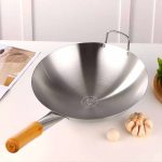 Dr. Cook Wooden handle Cooking pan