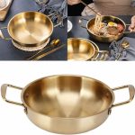Wow deep cooking pan Golden