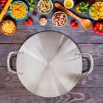 40 cm Japani SS Steel Cooking Pan