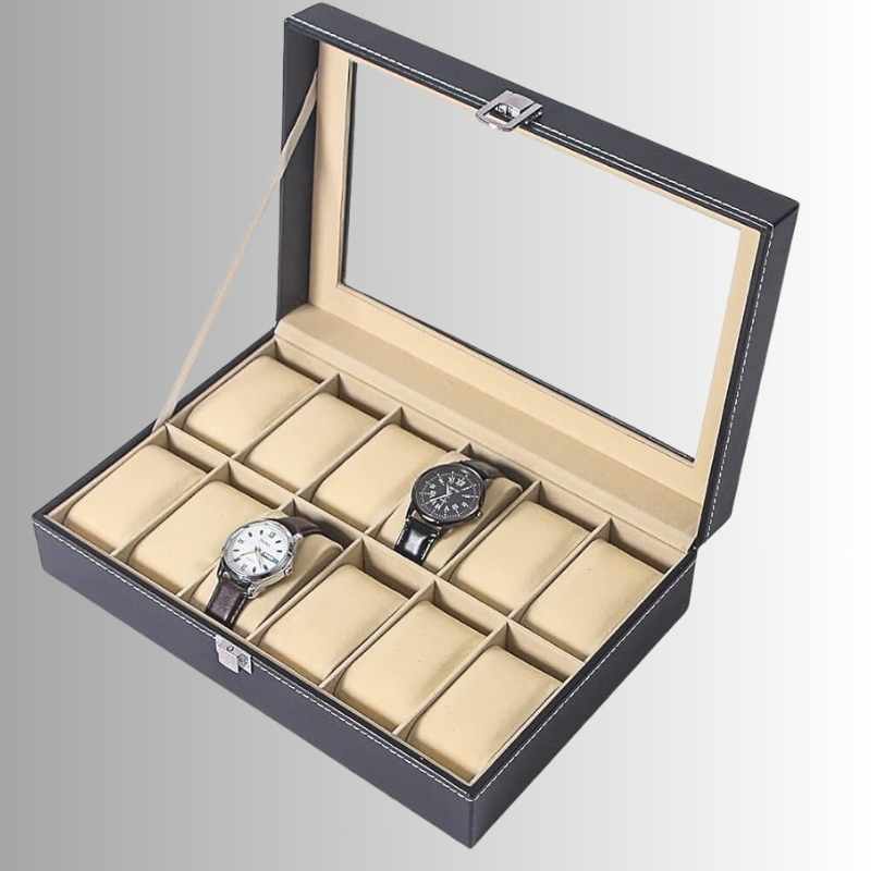 12 Grids Watch Organizer Box
