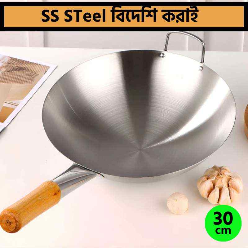 Dr. Cook Wooden handle Cooking pan