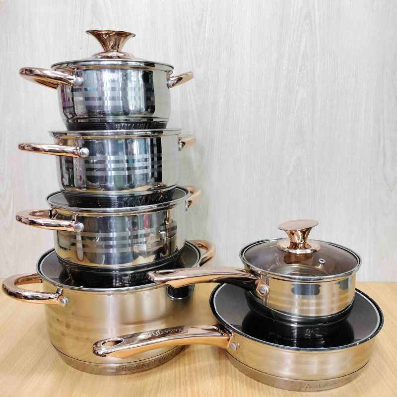 KAISA VILLA STAINLESS STEEL 12PCS