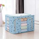 Foldable Clothes Box ( 66L)-Sky