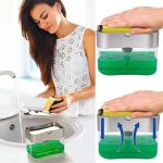 Soap Dispenser With Sponge Holder