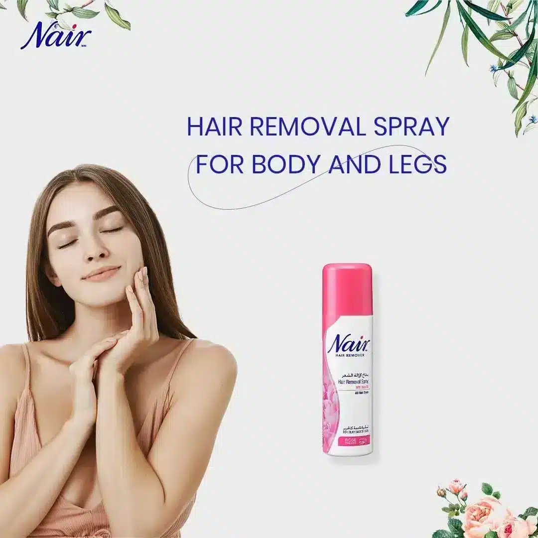 Nair Hair Removal Spray Rose New (200ml)