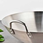 40 cm Japani SS Steel Cooking Pan