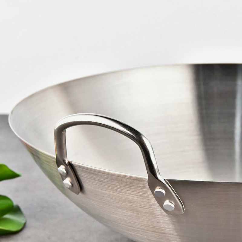 40 cm Japani SS Steel Cooking Pan
