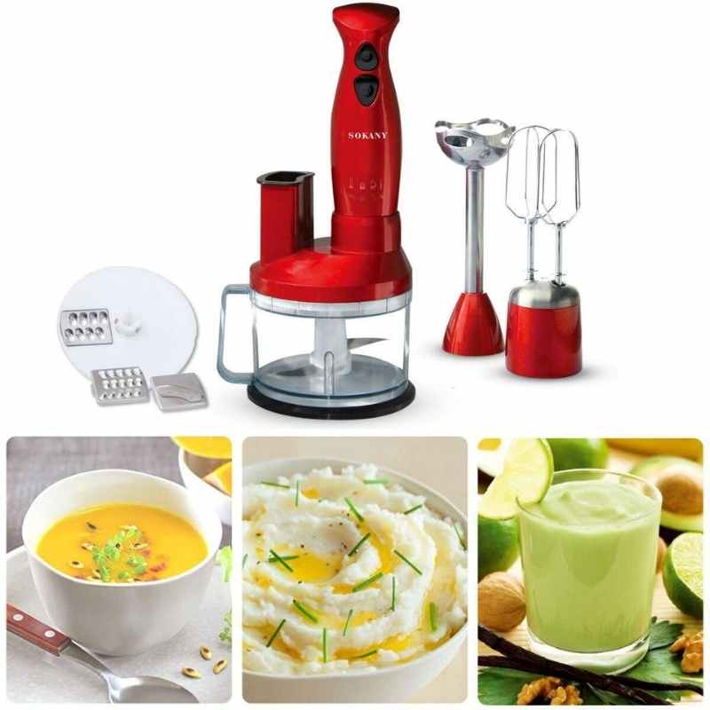 SOKANY 7 in 1 Hand Blender -Mixer and chopper