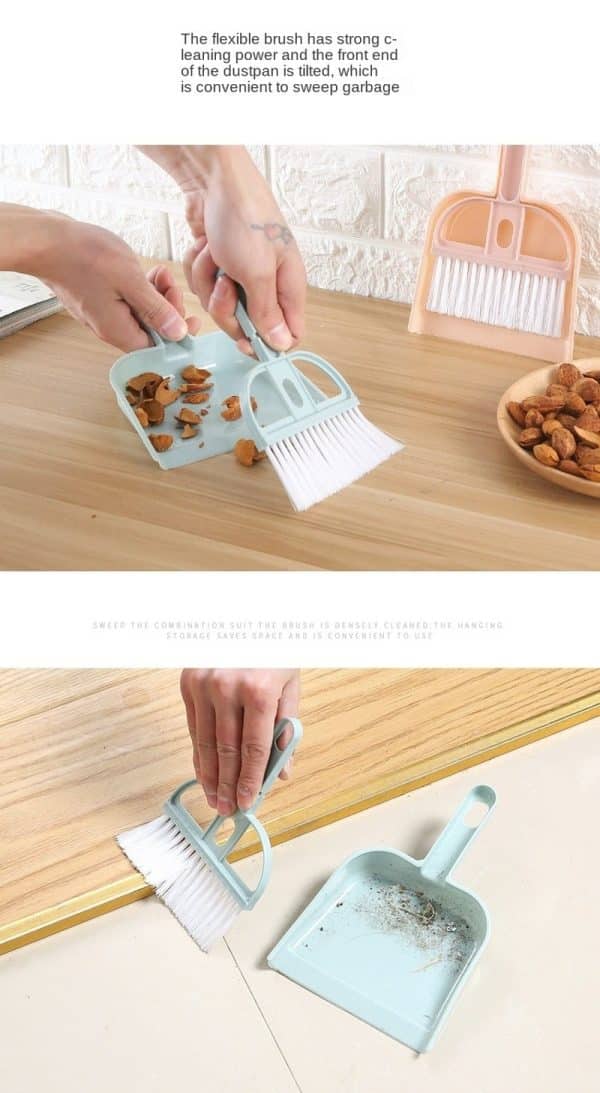 Cleaning Brush Small Broom Dustpans Set
