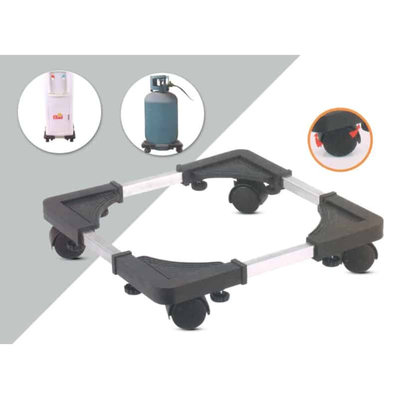 Movable Adjustable Base Stand for Gas Cylinders and Water
