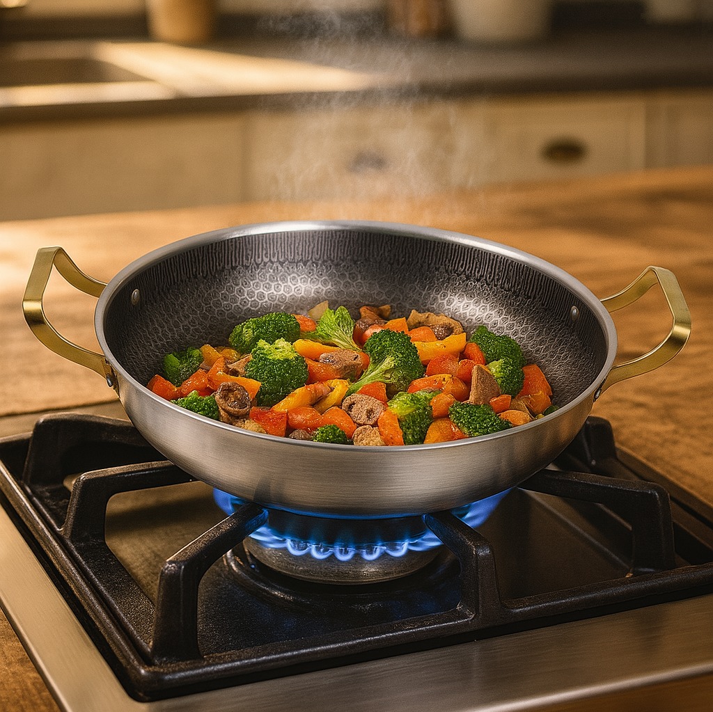 Dr Cook Dual Handle Golden – Premium Deep Design Cooking Pan