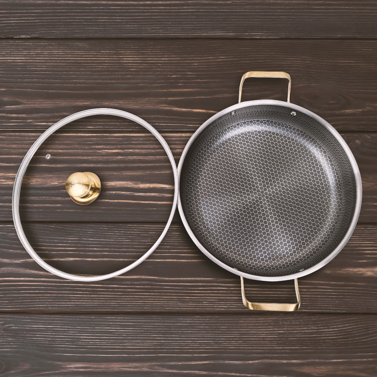 Dr cook dual handel golden 24 cm