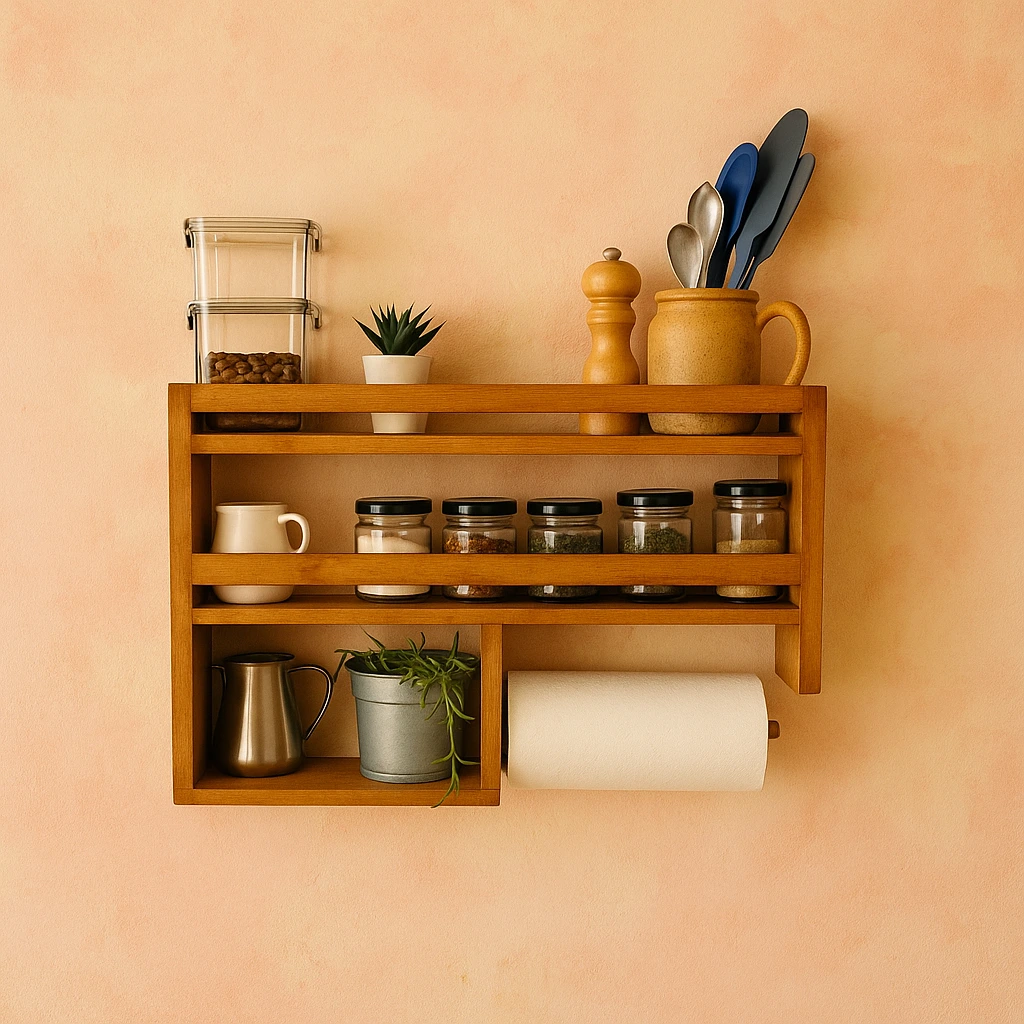 Wooden Kitchen Storage ...