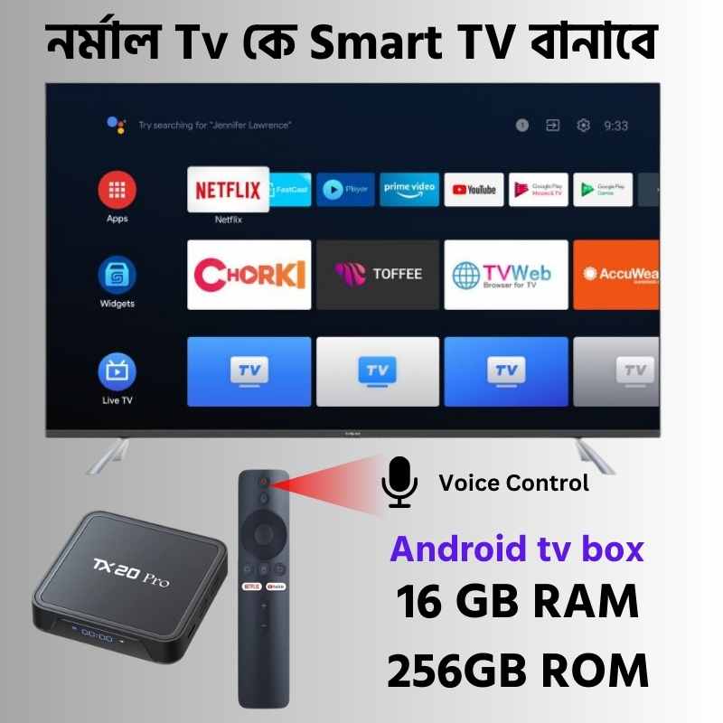 TX20 Pro 12K Ultra HD Smart Android TV Box 16GB 256GB