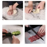 SS Steel Kitchen Chopping Board  Round 11.5 inch