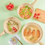 Marble Coating Non Stick Fry Pan-24 cm