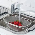Retractable Drain Basket Rack