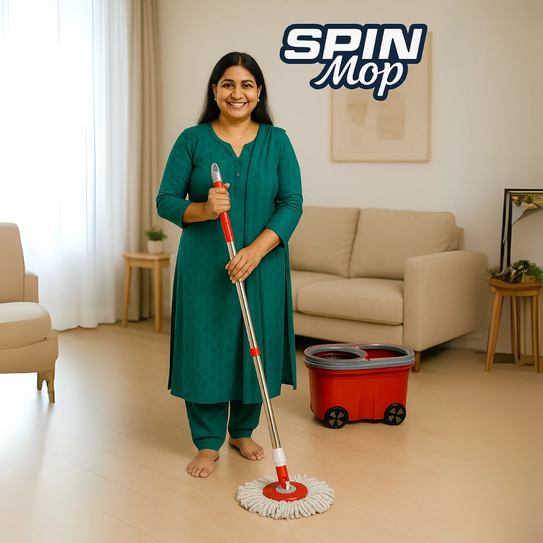 Premium Spin Mop With Buckets