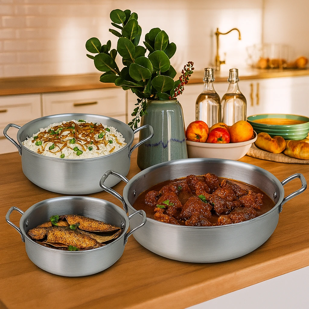 Dr Cook Pak Cooking Pan 3 pes set